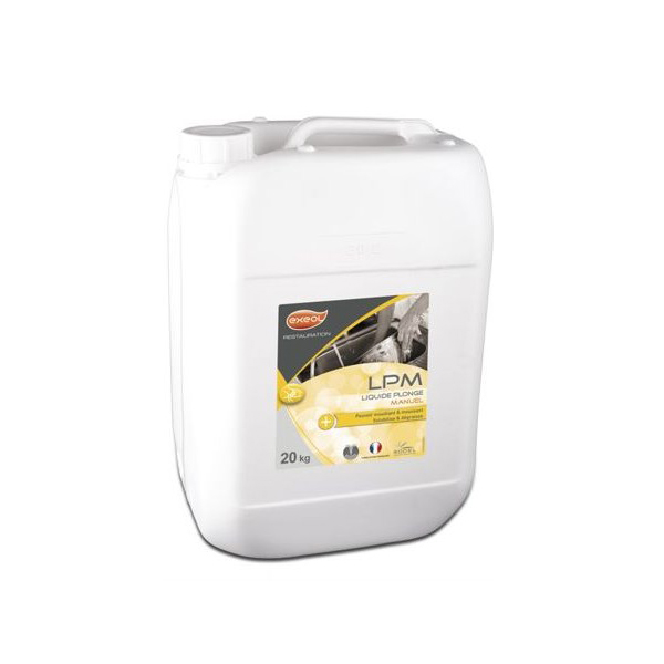 exeol lpm – liquide plonge manuel bidon 20 l