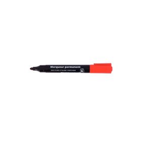 marqueur permanent pointe ogive 3 mm – rouge