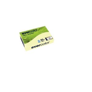 Ramette papier A4 80 gr jaune Evercolor|produit fabriqué en France Rue de l'hygiène|Recyclé