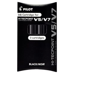 Recharge stylo roller Pilot V5 noires