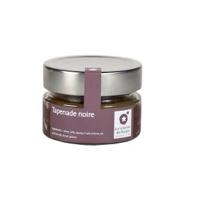 tapenade noire 90 gr sentiers des bergers|produit fabriqué en France Rue de l'hygiène|produit régional