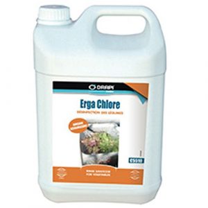 Erga Chloré produit désinfectant des légumes