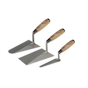 Lot de trois truelles 18 cm