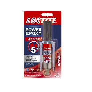 loctite colle époxy prise rapide transparente 25 ml