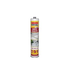 mastic colle polyurethane soudal blanc