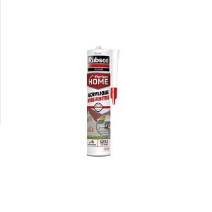 mastic murs et fenetres rubson 280 ml blanc