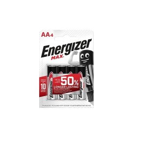 4 piles alcalines lr06 energizer max aa