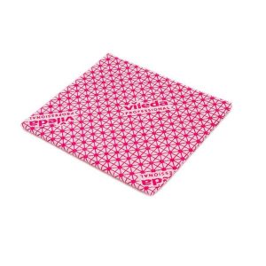 sachet de 25 lavettes gp extra rouge vileda