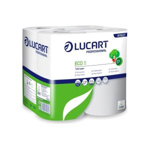 Papier Toilette Compact Recyclé Ecolabel – 8 Rouleaux