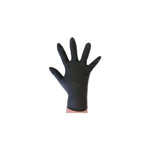 Gants Vinyle Nitrile Noir Non Poudrés Taille L Bte 100