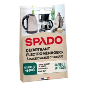 Détartrant naturel petit électroménager Spado 5x15g